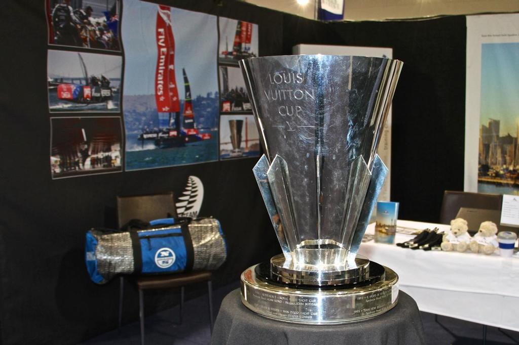 Louis Vuitton Cup - RNZYS stand - 2015 Hutchwilco NZ Boat Show  © Richard Gladwell www.photosport.co.nz